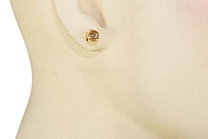 SKU 1263 unique Citrine Earrings Jewelry