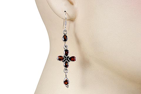 SKU 1304 unique Garnet Earrings Jewelry