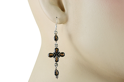 SKU 13289 unique Smoky Quartz Earrings Jewelry