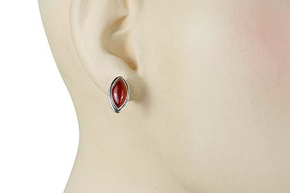 SKU 13907 unique Carnelian Earrings Jewelry