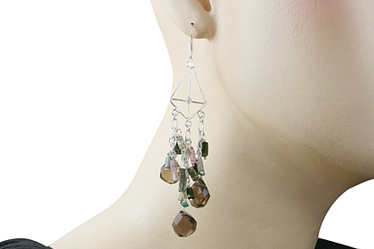 SKU 13969 unique Smoky Quartz Earrings Jewelry