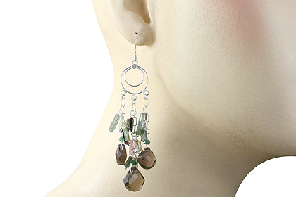 SKU 13972 unique Smoky Quartz Earrings Jewelry