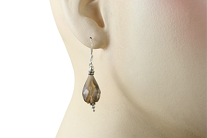 SKU 13974 unique Smoky Quartz Earrings Jewelry
