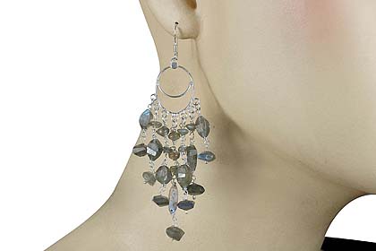 SKU 13987 unique Labradorite Earrings Jewelry