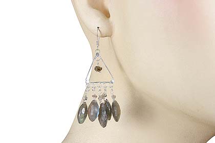 SKU 13988 unique Labradorite Earrings Jewelry