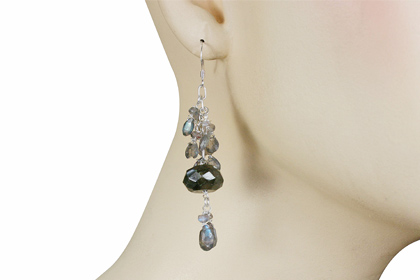 SKU 13994 unique Labradorite Earrings Jewelry