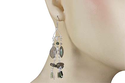SKU 13995 unique Labradorite Earrings Jewelry