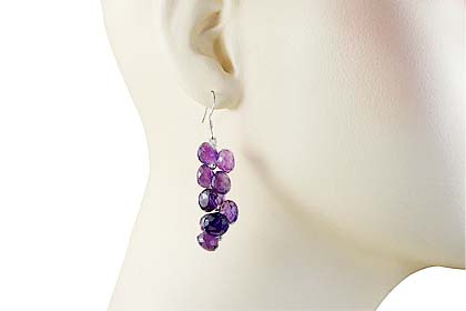 SKU 14067 unique Amethyst Earrings Jewelry