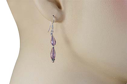 SKU 14075 unique Amethyst Earrings Jewelry