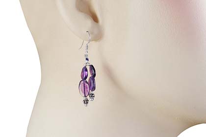 SKU 14082 unique Amethyst Earrings Jewelry