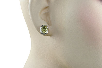 SKU 14773 unique Lemon Quartz Earrings Jewelry
