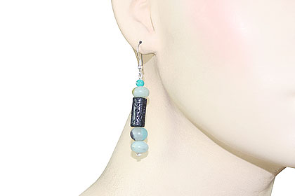 SKU 15582 unique Lava Earrings Jewelry