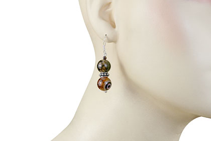 SKU 16130 unique Onyx Earrings Jewelry