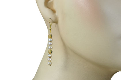 SKU 16147 unique Pearl Earrings Jewelry