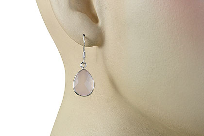 SKU 16164 unique Rose quartz Earrings Jewelry