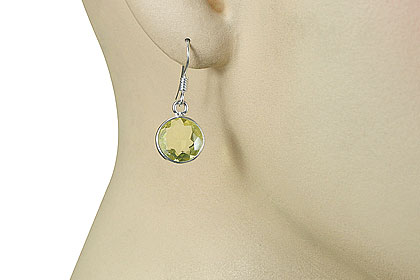 SKU 16171 unique Lemon Quartz Earrings Jewelry