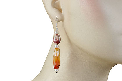 SKU 16175 unique Jasper Earrings Jewelry