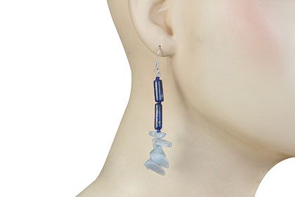SKU 16181 unique Aquamarine Earrings Jewelry