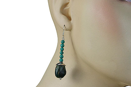SKU 16194 unique Turquoise Earrings Jewelry
