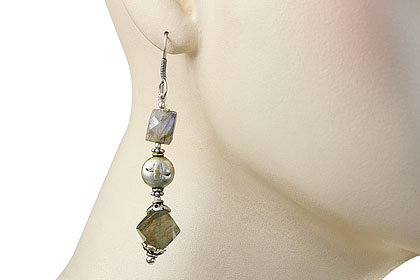 SKU 16375 unique Labradorite Earrings Jewelry