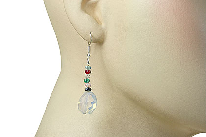 SKU 16383 unique Multi-stone Earrings Jewelry