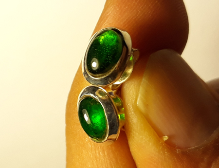 SKU 22145 unique Tourmaline Earrings Jewelry