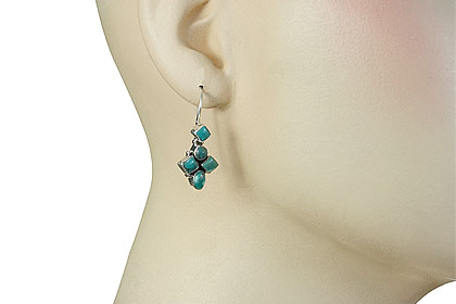 SKU 2998 unique Turquoise Earrings Jewelry
