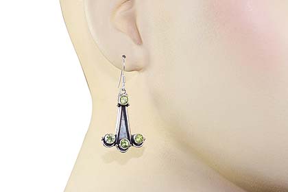 SKU 538 unique Peridot Earrings Jewelry