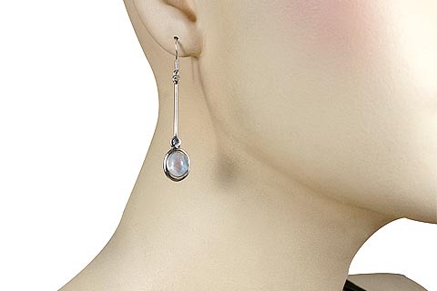 SKU 549 unique Moonstone Earrings Jewelry