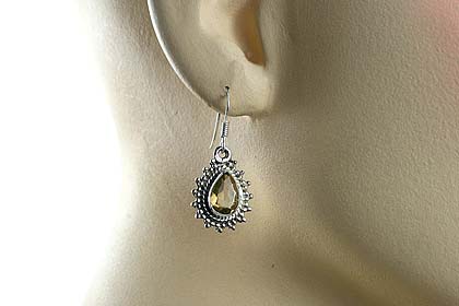 SKU 5996 unique Citrine Earrings Jewelry