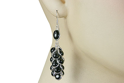 SKU 6037 unique Onyx Earrings Jewelry