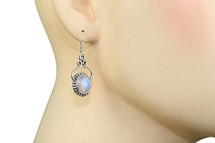 SKU 6039 unique Moonstone Earrings Jewelry