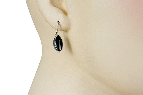 SKU 6353 unique Onyx Earrings Jewelry