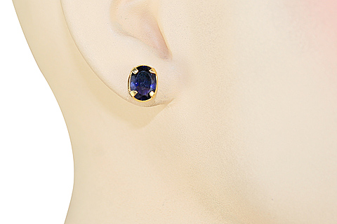 SKU 6414 unique Iolite Earrings Jewelry