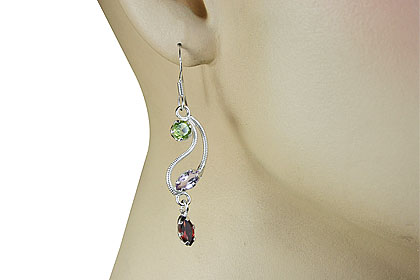 SKU 6431 unique Multi-stone Earrings Jewelry