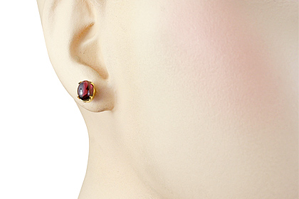 SKU 646 unique Garnet Earrings Jewelry