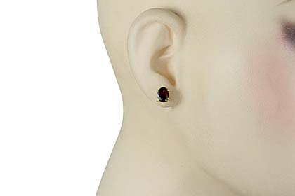 SKU 647 unique Garnet Earrings Jewelry