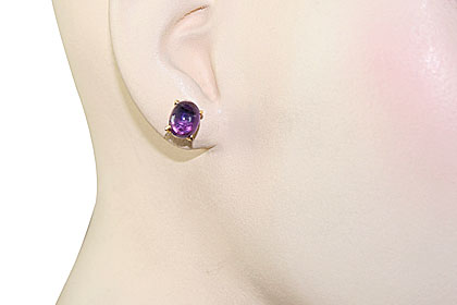 SKU 649 unique Amethyst Earrings Jewelry