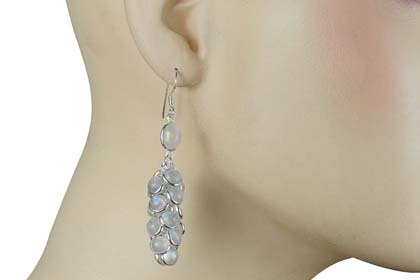 SKU 657 unique Moonstone Earrings Jewelry