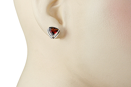 SKU 690 unique Garnet Earrings Jewelry