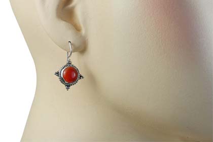 SKU 7101 unique Carnelian Earrings Jewelry