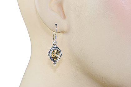 SKU 7106 unique Citrine Earrings Jewelry