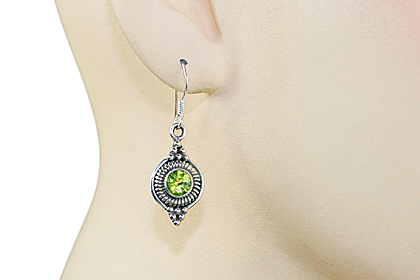 SKU 7108 unique Peridot Earrings Jewelry