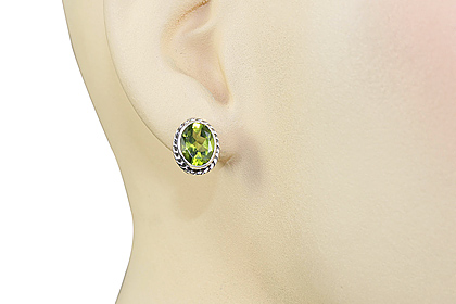 SKU 7111 unique Peridot Earrings Jewelry