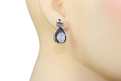 SKU 7159 unique Moonstone Earrings Jewelry