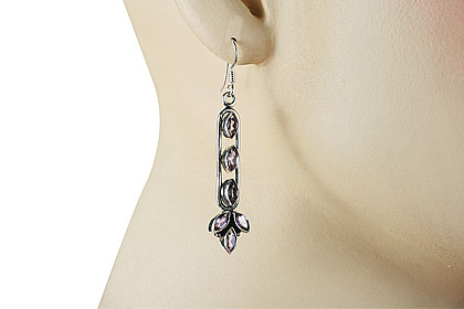 SKU 7845 unique Amethyst Earrings Jewelry
