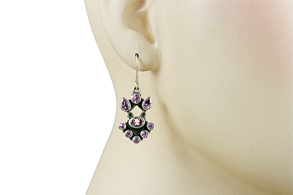 SKU 7856 unique Amethyst Earrings Jewelry