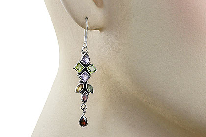 SKU 7865 unique Multi-stone Earrings Jewelry