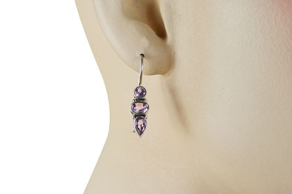 SKU 7872 unique Amethyst Earrings Jewelry