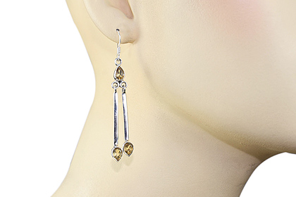 SKU 7905 unique Citrine Earrings Jewelry